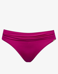Impact Ruched Bikini Pant - Berry Glaze - Simply Beach UK