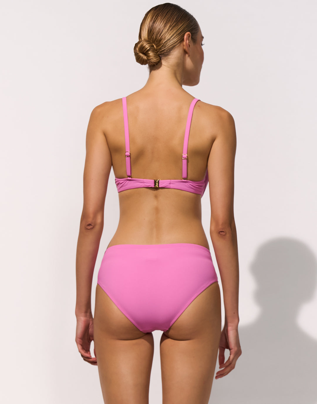 Maryan Mehlhorn Elements Gathered Bikini Pant - Roselle - Simply Beach UK