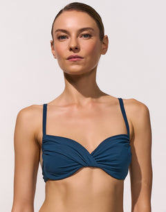 Maryan Mehlhorn Elements Underwired Bikini Top - Oceanmist - Simply Beach UK