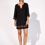 Maryan Mehlhorn Midi Tunic - Black - Simply Beach UK