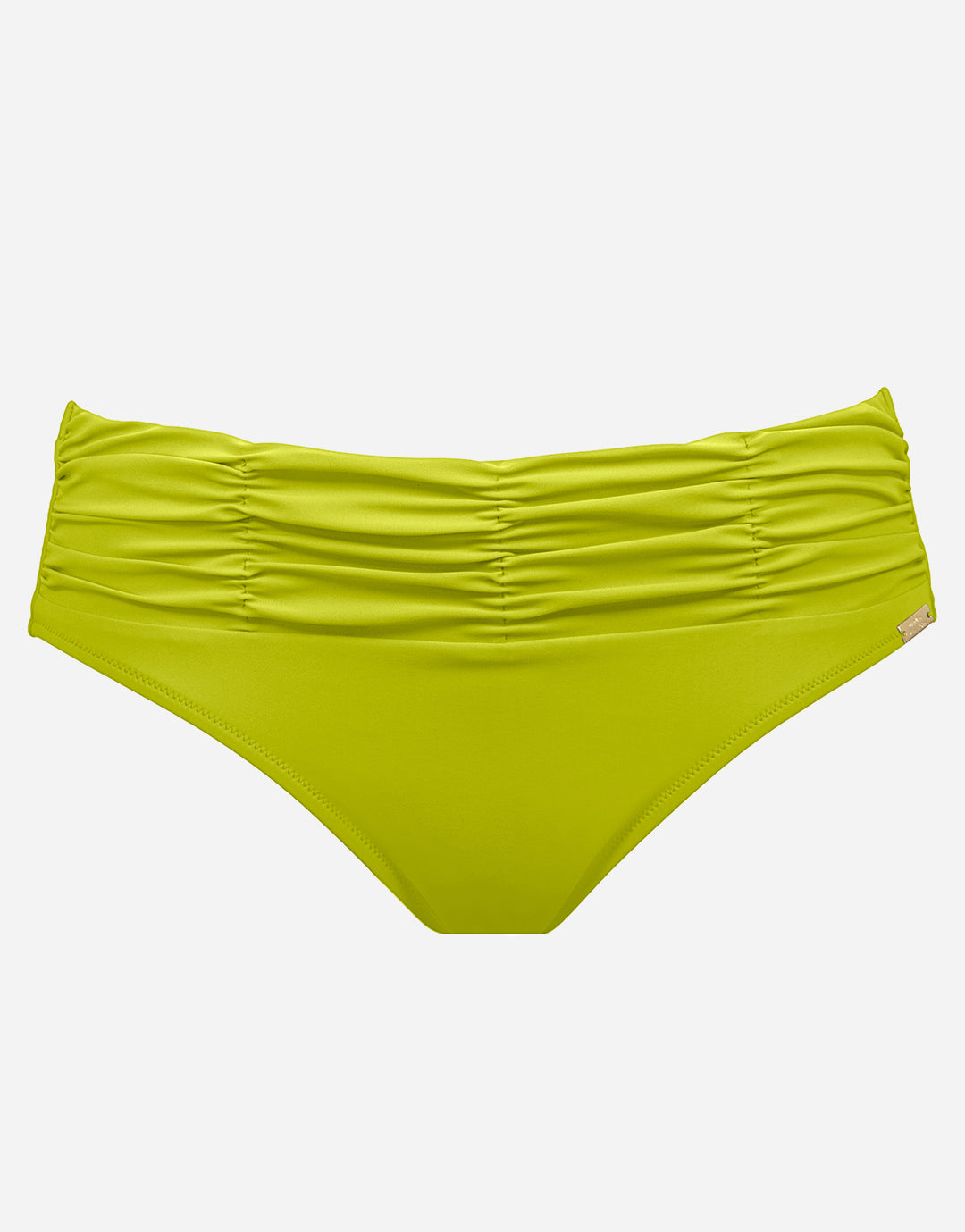 Elements Ruched Bikini Pant - Kiwi Green - Simply Beach UK