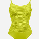 Elements Ruched Underwired Swimsuit - Kiwi Green - Simply Beach UK