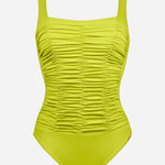 Elements Square Neck Swimsuit - Kiwi Green - Simply Beach UK