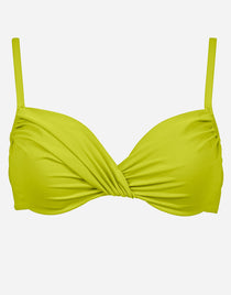 Elements Underwired Bikini Top - Kiwi Green - Simply Beach UK
