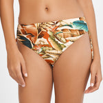 Hypnotic Adjustable Bikini Pant - Sepia Leaves - Simply Beach UK