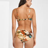 Hypnotic Underwired Bikini Top - Sepia Leaves - Simply Beach UK