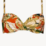 Hypnotic Underwired Bikini Top - Sepia Leaves - Simply Beach UK