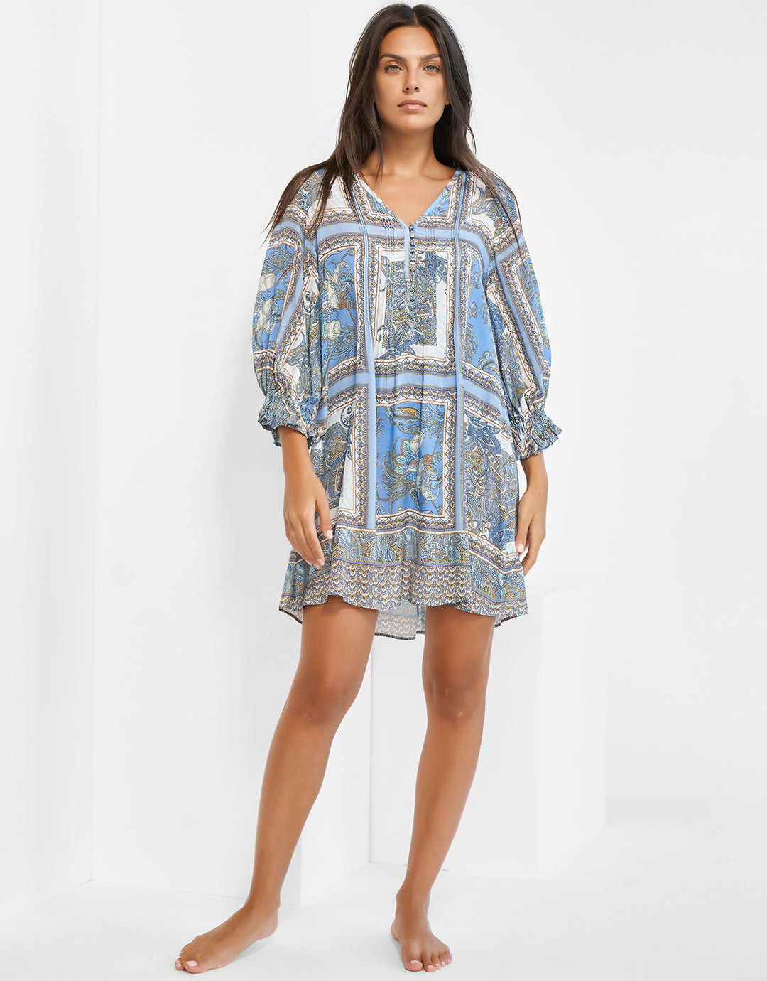 Majorelle Tunic - Oriental Horizon Blue - Simply Beach UK