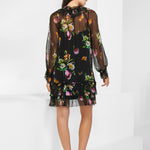 Siciliana Silk Tunic - Black-Brights - Simply Beach UK