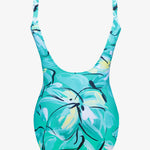 Bali Gathered Front Swimsuit - Green - Simply Beach UK