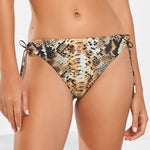 Serpent Loop Side Bikini Pant - Python - Simply Beach UK