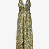 Serpent Maxi Halter Dress - Python - Simply Beach UK