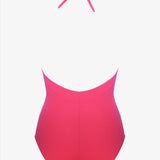 Softline Plunge Halter Swimsuit - Watermelon - Simply Beach UK