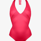 Softline Plunge Halter Swimsuit - Watermelon - Simply Beach UK