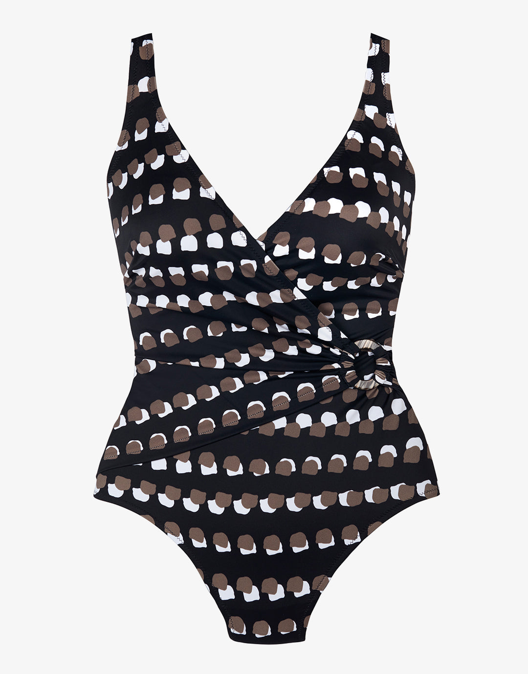 Bambu Wrap Swimsuit - Brown - Simply Beach UK