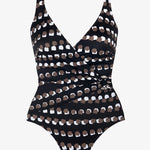 Bambu Wrap Swimsuit - Brown - Simply Beach UK