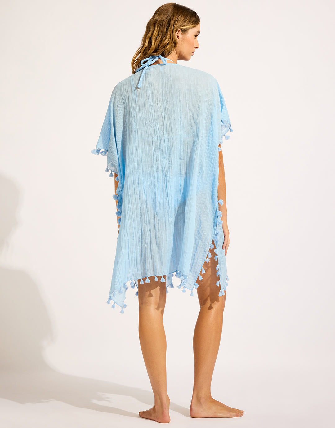 Amnesia Kaftan - Cornflower - Simply Beach UK