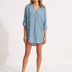 Boyfriend Beach Shirt - Chambray - Simply Beach UK