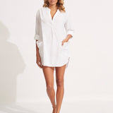 Boyfriend Beach Shirt - White - Simply Beach UK
