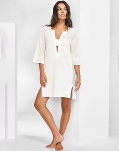 Maryan Mehlhorn Tunic - White - Simply Beach UK