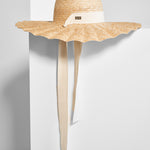 Scalloped Sun Hat - Sand - Simply Beach UK