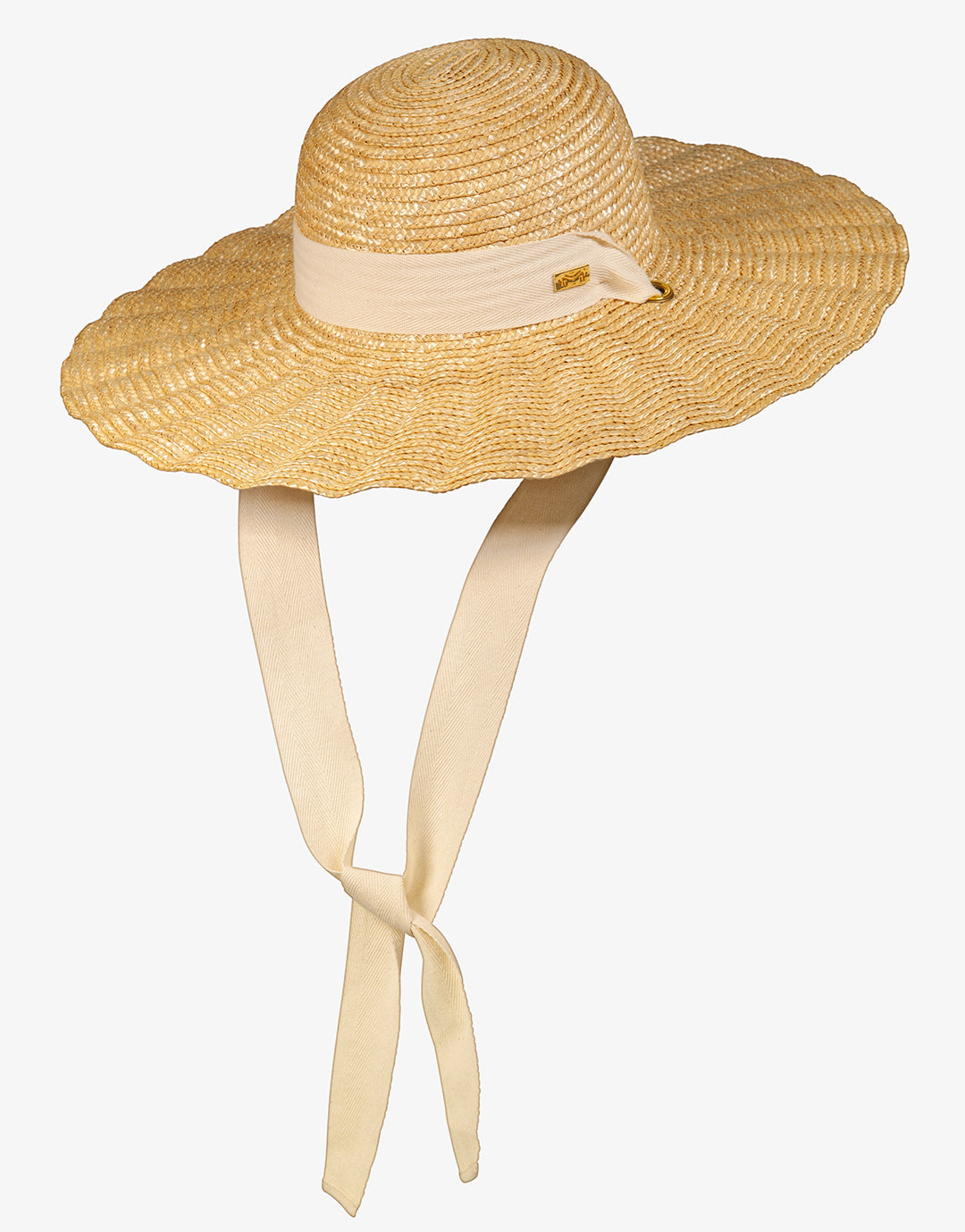 Scalloped Sun Hat - Sand - Simply Beach UK