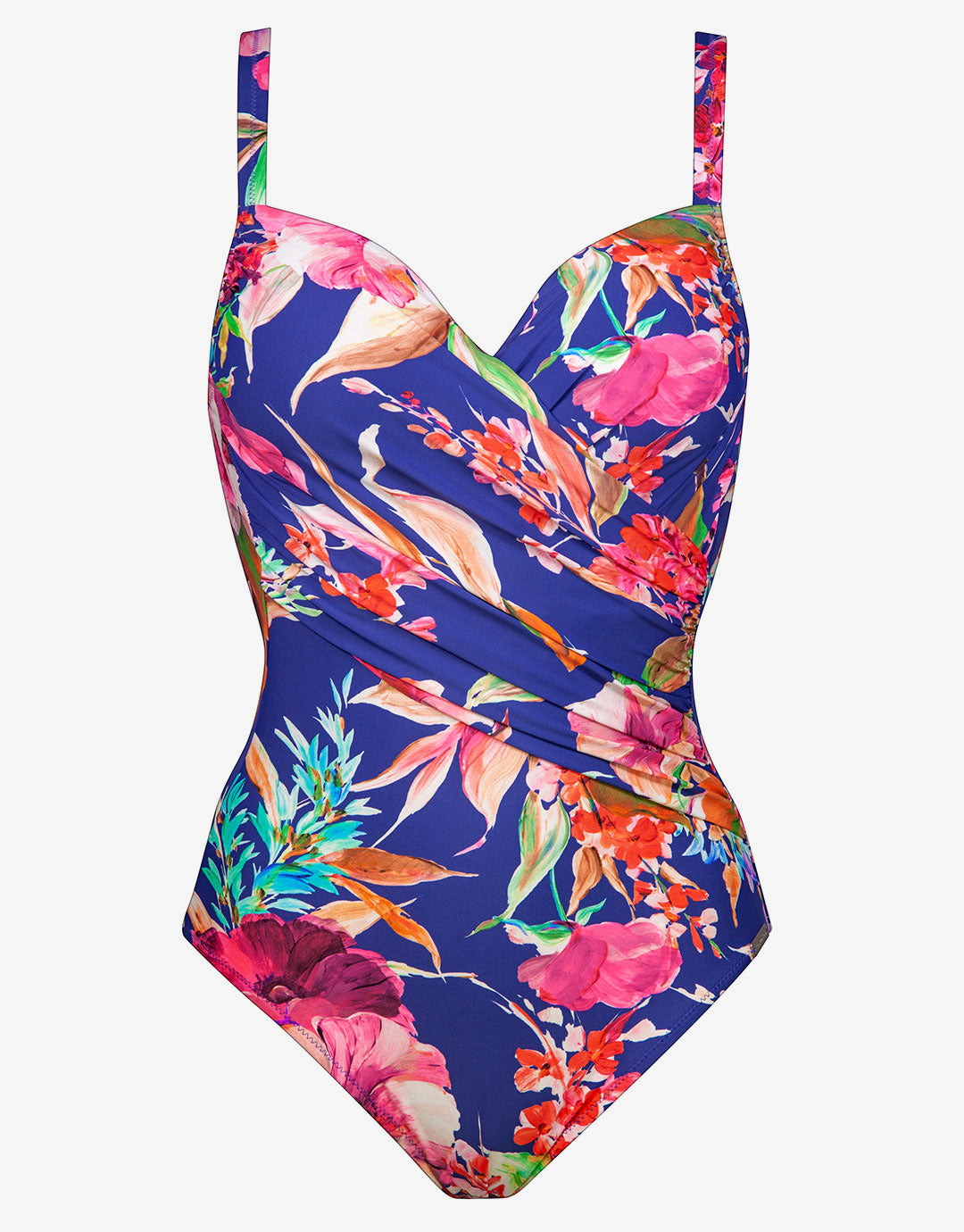 Spring Invite Underwired Swimsuit - Lilac Flowers - Simply Beach UK