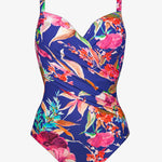 Spring Invite Underwired Swimsuit - Lilac Flowers - Simply Beach UK