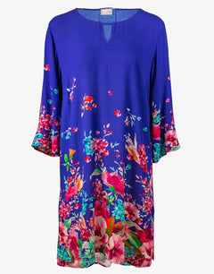 Spring Invite Tunic - Lilac Flowers - Simply Beach UK