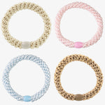 Original Hair Tie Bundle - Baby Blue, Cream, Pink and Beige - Simply Beach UK