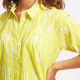 Zahara Resort Shirt - Celery - Simply Beach UK