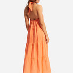 Halter Neck Dress - Cantaloupe - Simply Beach UK