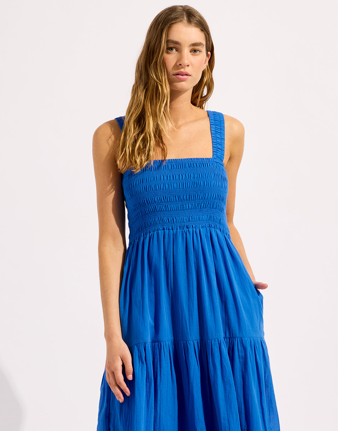 Faithful Midi Dress - Sapphire - Simply Beach UK