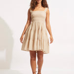 Faithful Mini Dress - Natural - Simply Beach UK