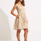 Faithful Mini Dress - Natural - Simply Beach UK