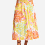 Palm Springs Shirring Skirt - Limelight - Simply Beach UK