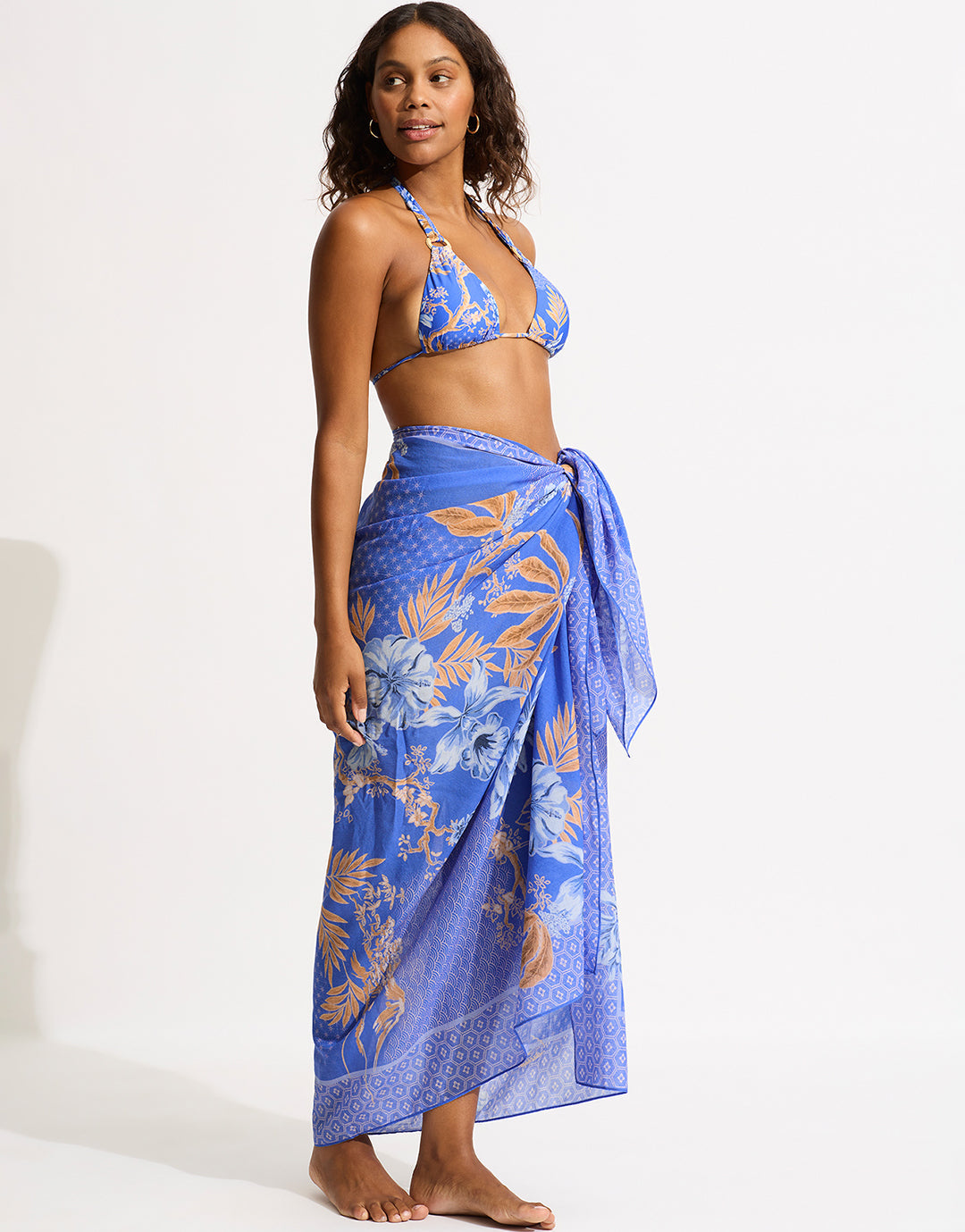 Eden Sarong - Azure - Simply Beach UK