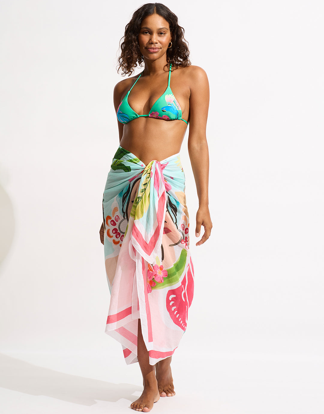 Tropica Sarong - Jade - Simply Beach UK