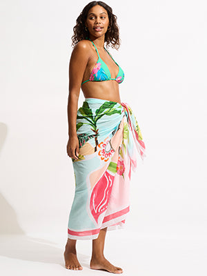 Tropica Sarong - Jade - Simply Beach UK