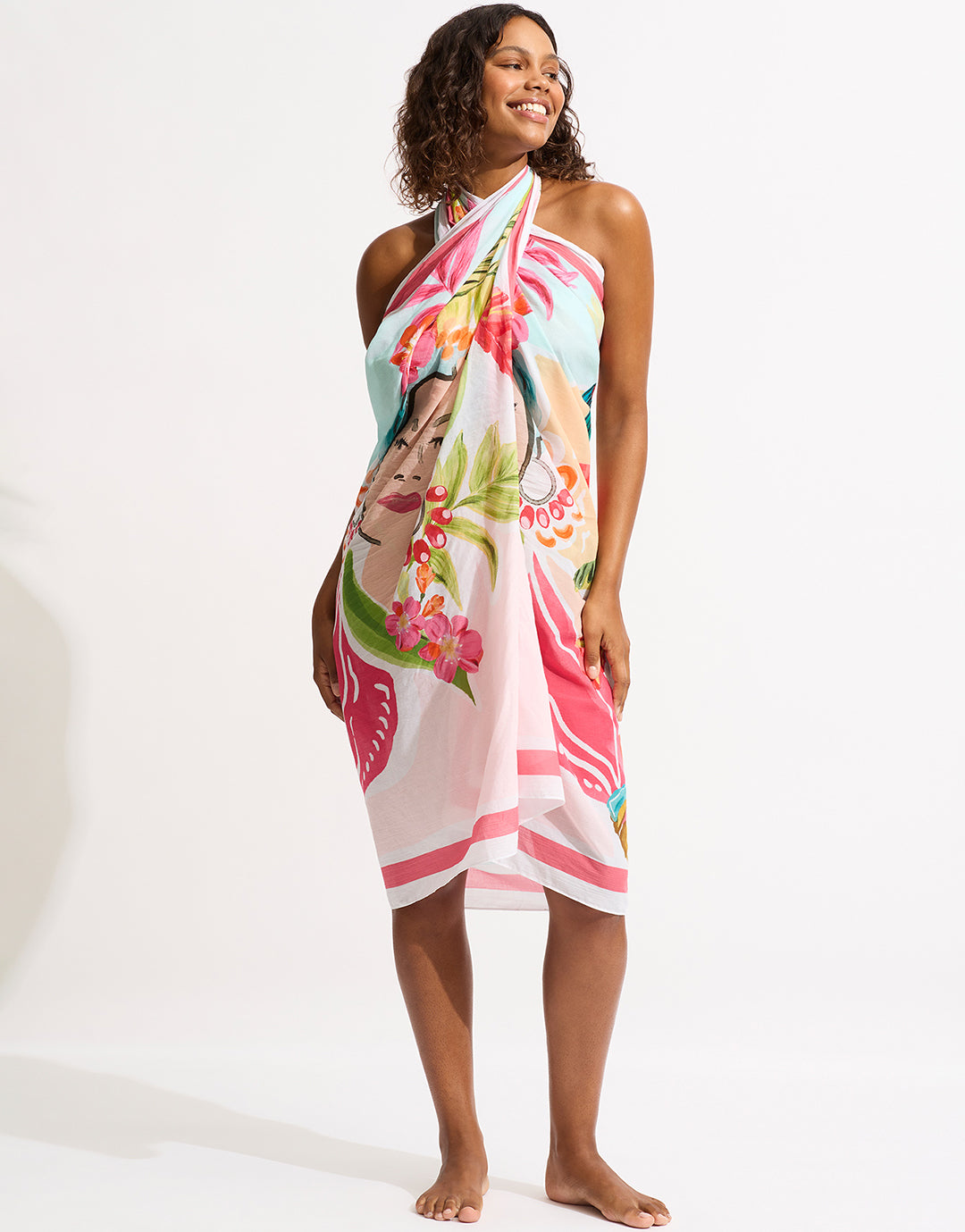 Tropica Sarong - Jade - Simply Beach UK