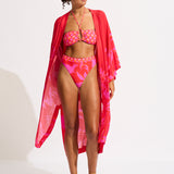 Birds of Paradise Kimono - Chilli Red - Simply Beach UK