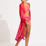 Birds of Paradise Kimono - Chilli Red - Simply Beach UK