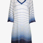 Blue Illusion Tunic - Blue and White - Simply Beach UK