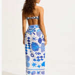 Corfu Sarong - Azure - Simply Beach UK