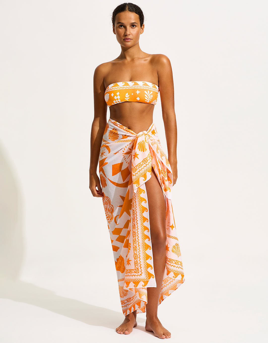 Corfu Sarong - Turmeric - Simply Beach UK