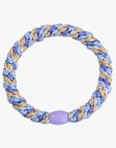 Kknekki Original Hair Tie - Purple Silver Gold Stripe - Simply Beach UK