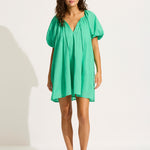 Mini Babydoll Beach Dress - Jade Green - Simply Beach UK