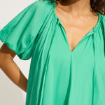 Mini Babydoll Beach Dress - Jade Green - Simply Beach UK