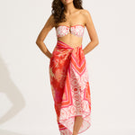 Marbella Sarong - Flame - Simply Beach UK