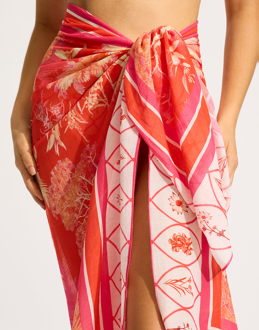 Marbella Sarong - Flame - Simply Beach UK